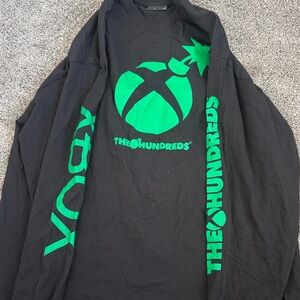 The Hundreds Black Sweatshirt with Green Graphics